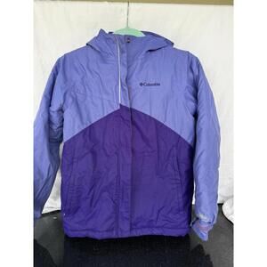 Columbia Omni-Tech Waterproof breathable Ski Jacket Women's Med purple
